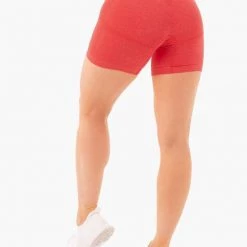 Ryderwear Seamless Staples Shorts - Red Marl