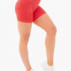 Ryderwear Seamless Staples Shorts - Red Marl
