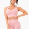 Ryderwear Seamless Staples Sports Bra - Baby Pink Marl