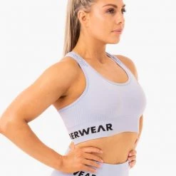 Ryderwear Seamless Staples Sports Bra - Lilac Marl