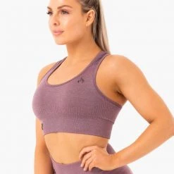 Ryderwear Seamless Staples Sports Bra - Purple Marl