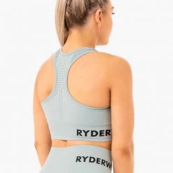 Ryderwear Seamless Staples Sports Bra - Seafoam Marl