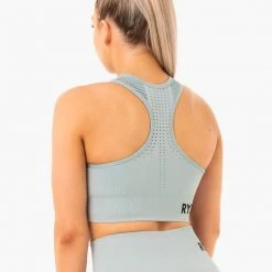 Ryderwear Seamless Staples Sports Bra - Seafoam Marl