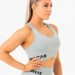 Ryderwear Seamless Staples Sports Bra - Seafoam Marl