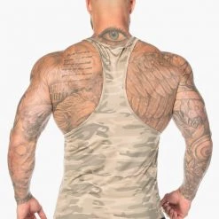 Ryderwear Camo Stringer T-Back - Tan Camo