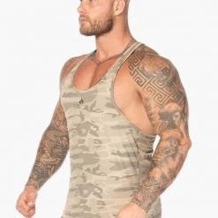Ryderwear Camo Stringer T-Back - Tan Camo