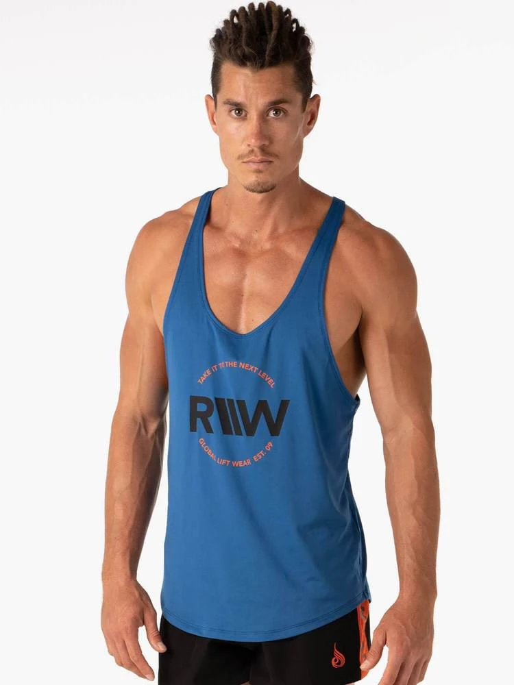 Ryderwear Palm Stringer T-Back - Blue 1 Ryderwear Palm Stringer T-Back - Blue