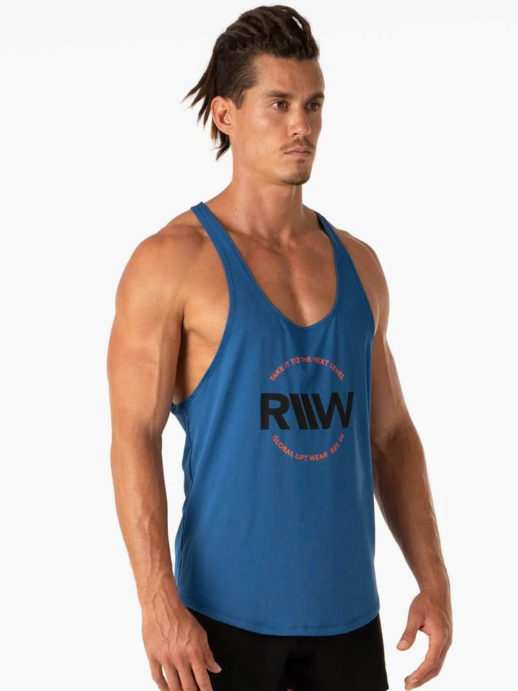Ryderwear Palm Stringer T-Back - Blue 3 Ryderwear Palm Stringer T-Back - Blue