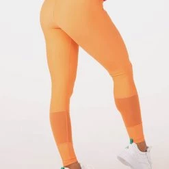 Ryderwear Mesh High Waisted Leggings - Orange