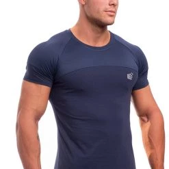 Jed North Core Mesh T-Shirt - Navy