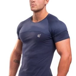 Jed North Core Mesh T-Shirt - Navy