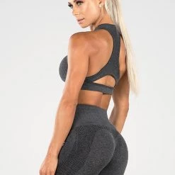 Ryderwear Seamless Sports Bra - Charcoal Marle 12 Ryderwear Seamless Sports Bra - Charcoal Marle