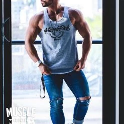 MuscleRich Swish Tank - Grey