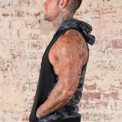 Ryderwear Camo Sleeveless Hoodie